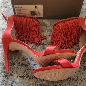 BCBG MAX AZRIA MA-Devine True Red Satin Heel